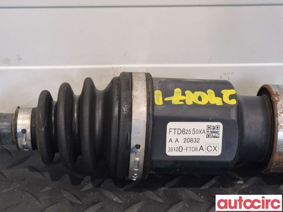 Drivaksel høyre foran til Mazda CX-3 2015-2022  (MAZDA|FTD62550XA|)