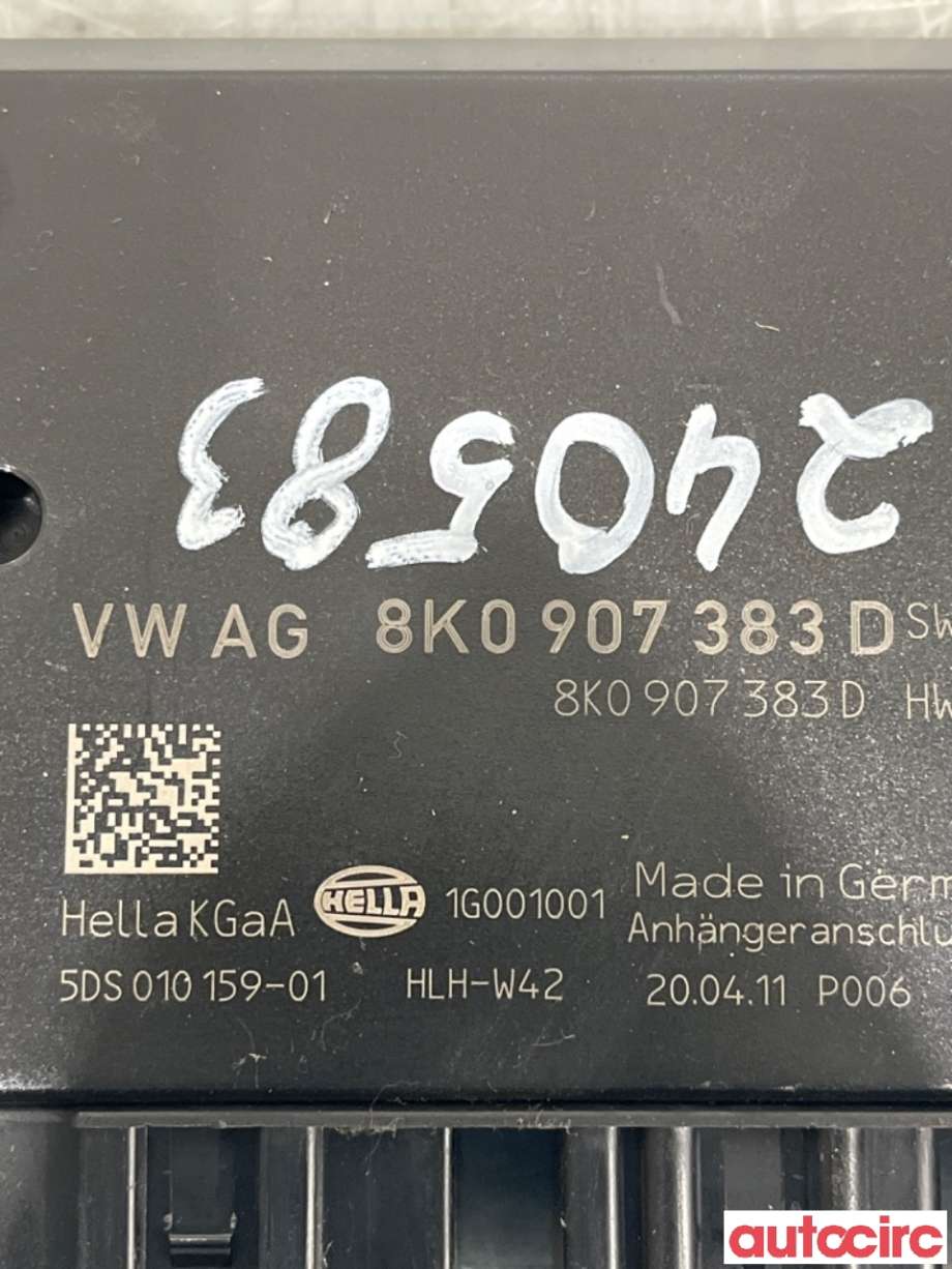 Styreenhet hengerfeste til Audi Q5 2008-2012 (Type I, Fase 1)  (AUDI|8K0907383D|5DS010159-01)