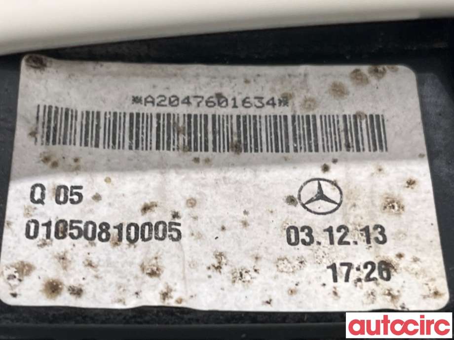 Dørhåndtak utv høyre bak til Mercedes A-Klasse 2012-2018 (W176) (W176) (MERCEDES|A2047600270|A2047601634|A2047602434)
