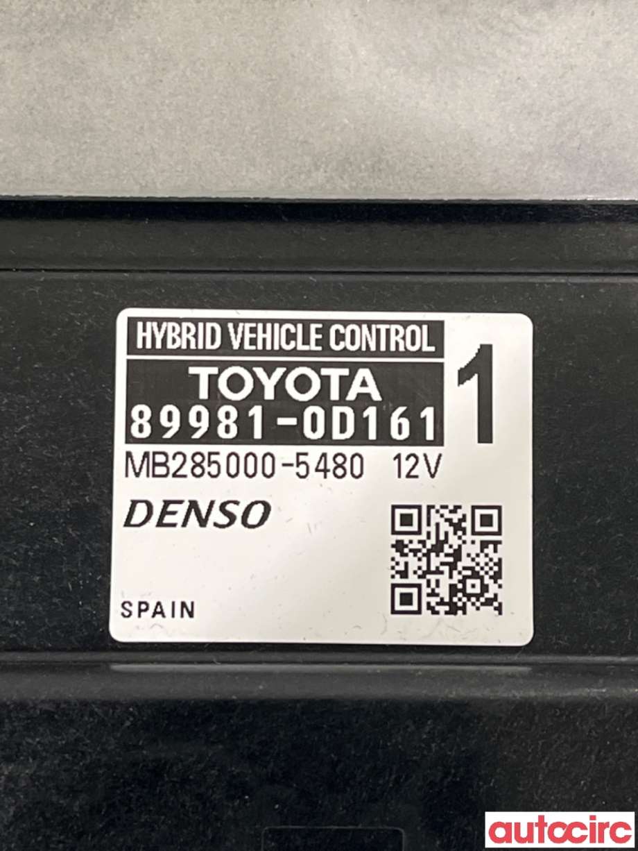 Styreenhet diverse til Toyota Yaris 2014-2020 (Type III, Fase 2) (TOYOTA|899810D161|MB285000-5480|89981-0D161)