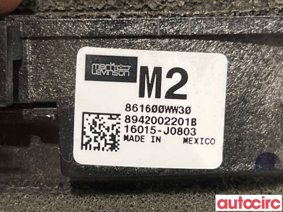 Bilstereo høyttaler til Lexus IS 2013-2020 (Type III) (XE30) (XE30) (LEXUS|861600WW30|16015-J0803)