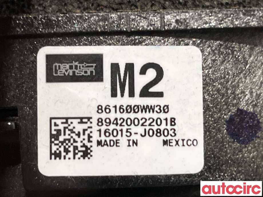 Bilstereo høyttaler til Lexus IS 2013-2020 (Type III) (XE30) (XE30) (LEXUS|861600WW30|16015-J0803)