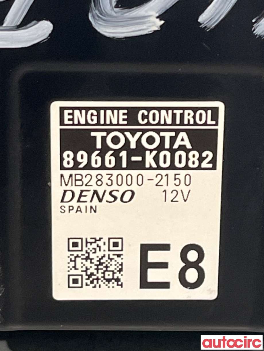 Styreenhet motor til Toyota Yaris 2020-->> (Type IV)  (TOYOTA|89661K0082|)