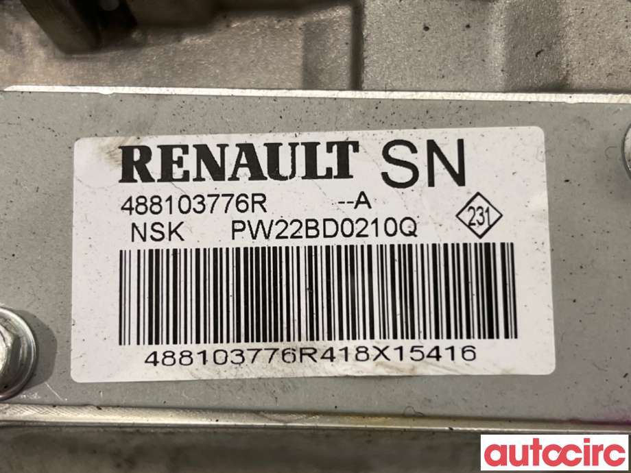 Rattaksel elektrisk servo til Renault Zoe 2013-2019 (Fase 1)  (RENAULT|488107198R||488103776R)