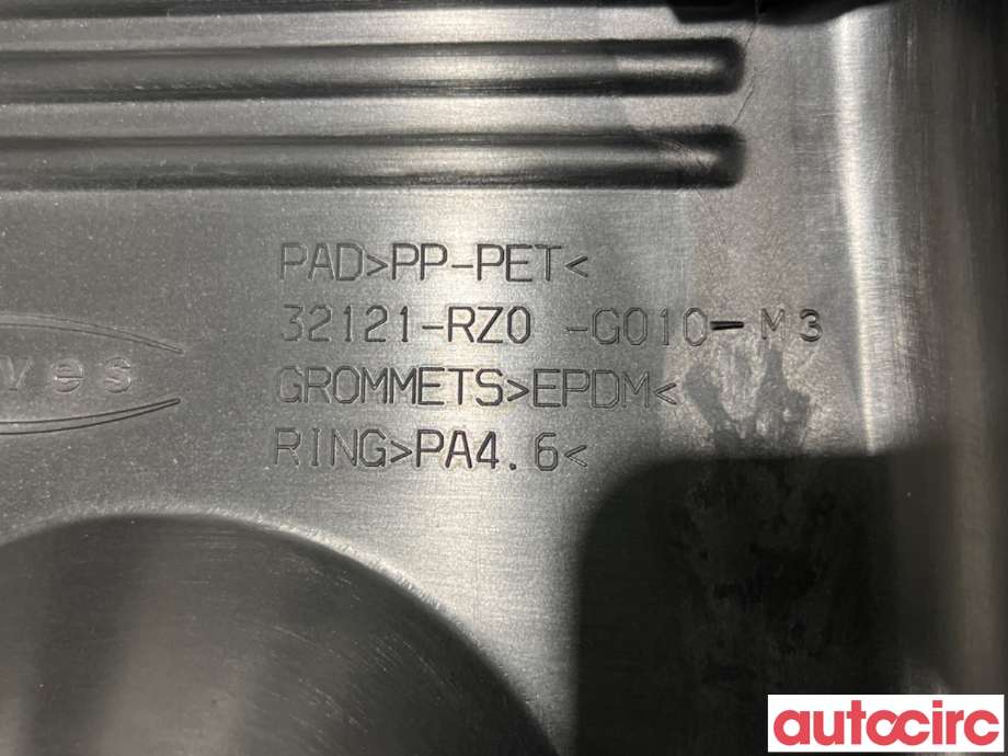 Motordeksel over motor til Honda Civic 2012-2015 (Type IX, Fase 1)  (HONDA|32121-RZ0-G01||32121-RZ0-G010-M3)