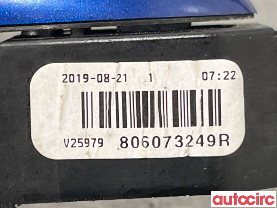 Dørhåndtak utv venstre bak til Renault Captur 2020-->> (Type II)  (RENAULT|806B02596R||806073249R)