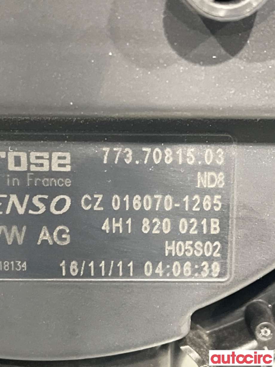 Varmeapparat motor til Audi A6 2011-2014 (Type IV, Fase 1) (C7) (C7) (AUDI|4H1820021B||4H1820021C)