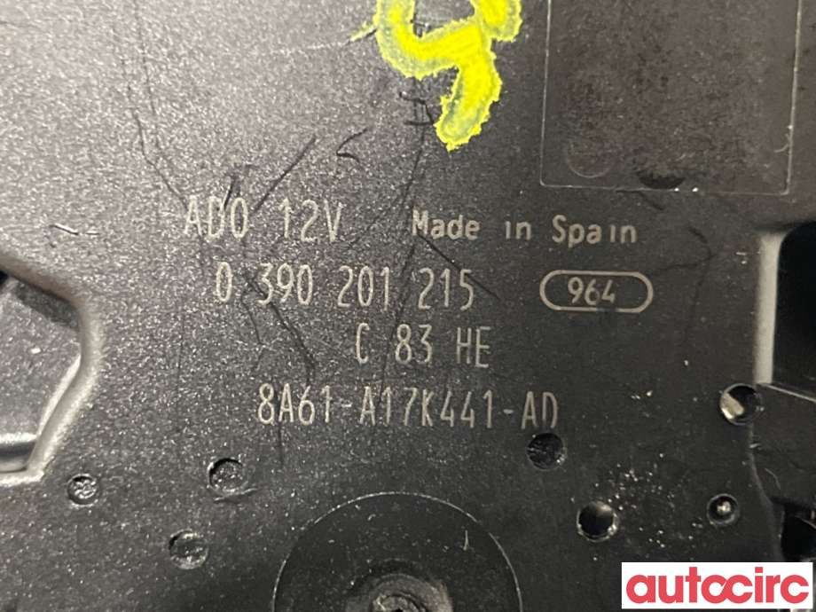 Viskermotor bakrute til Ford Fiesta 2008-2012 (Type VI, Fase 1)  (FORD|1774291|0390201215|8A61-A17K441-AD)