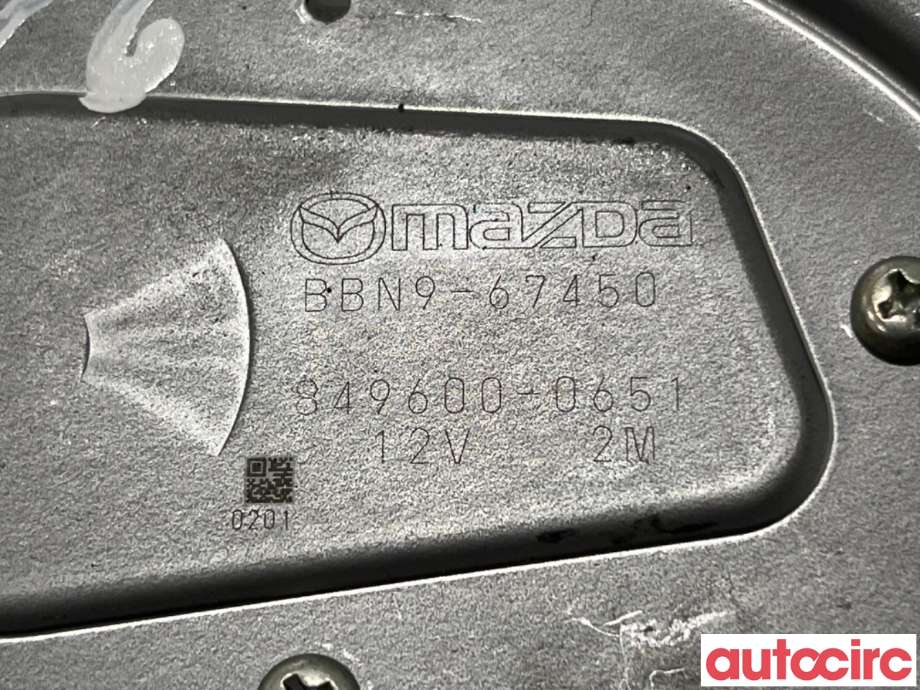 Viskermotor bakrute til Mazda 3 2009-2013 (Type II)  (MAZDA|BBN9-67-450|849600-0651|BBN9-67450)