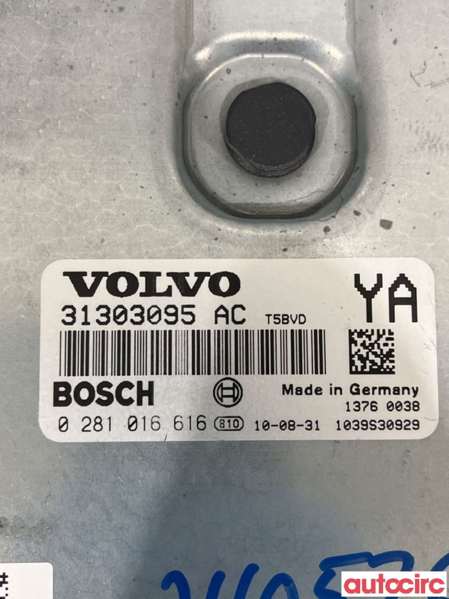 Styreenhet motor til Volvo S80 2006-2013 (Type II, Fase 1)  (VOLVO|36001014|0281016616|31303095)