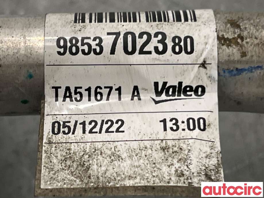 Aircondition rør til Peugeot 2008 2019-->> (Type II)  (PEUGEOT|9853702380|)