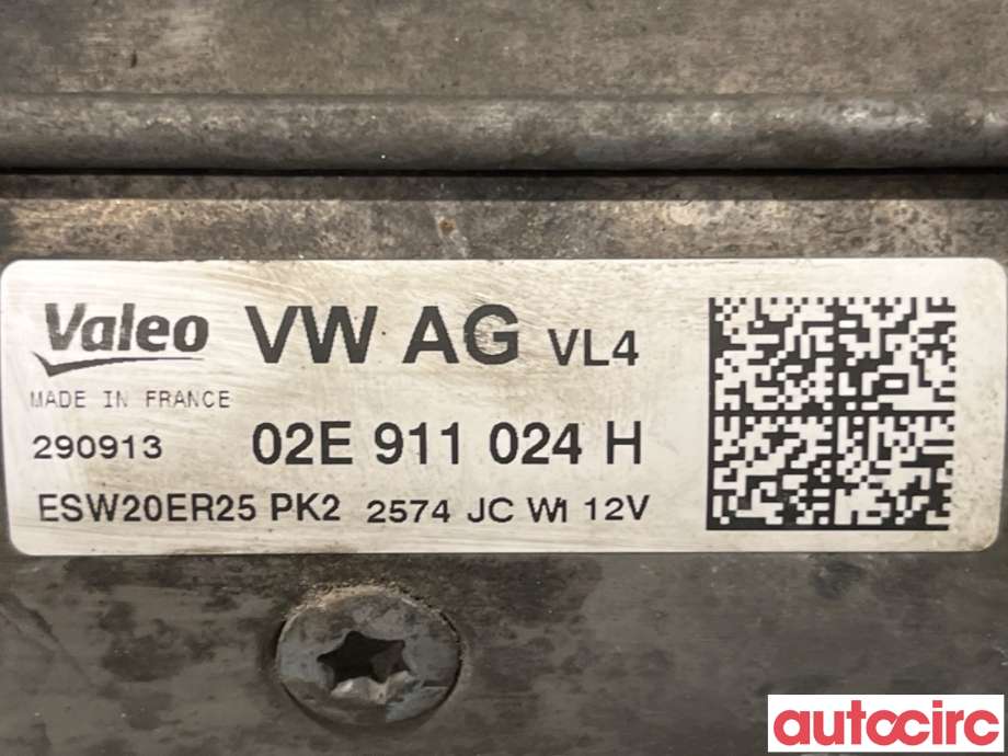 Starter diesel til VW Passat 2011-2015 (B7) (B7) (VOLKSWAGEN|02E911024HX|ESW20ER25|02E911024H)
