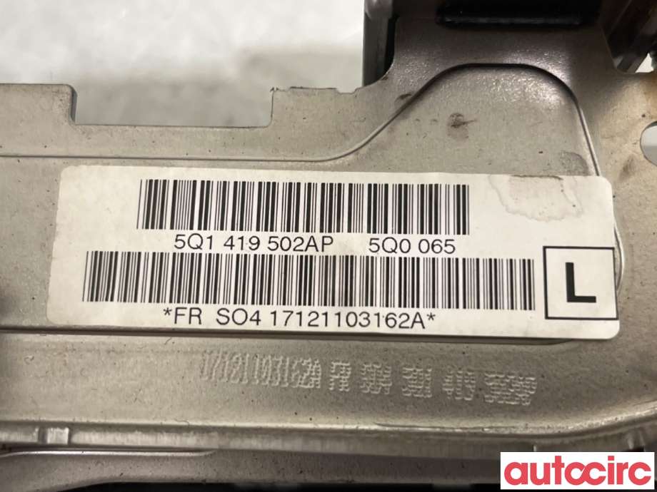 Rattaksel til VW e-Golf 2017-2020 (Fase 2)  (VOLKSWAGEN|5Q1419502BS|5Q1419502AP|5WB419502F)