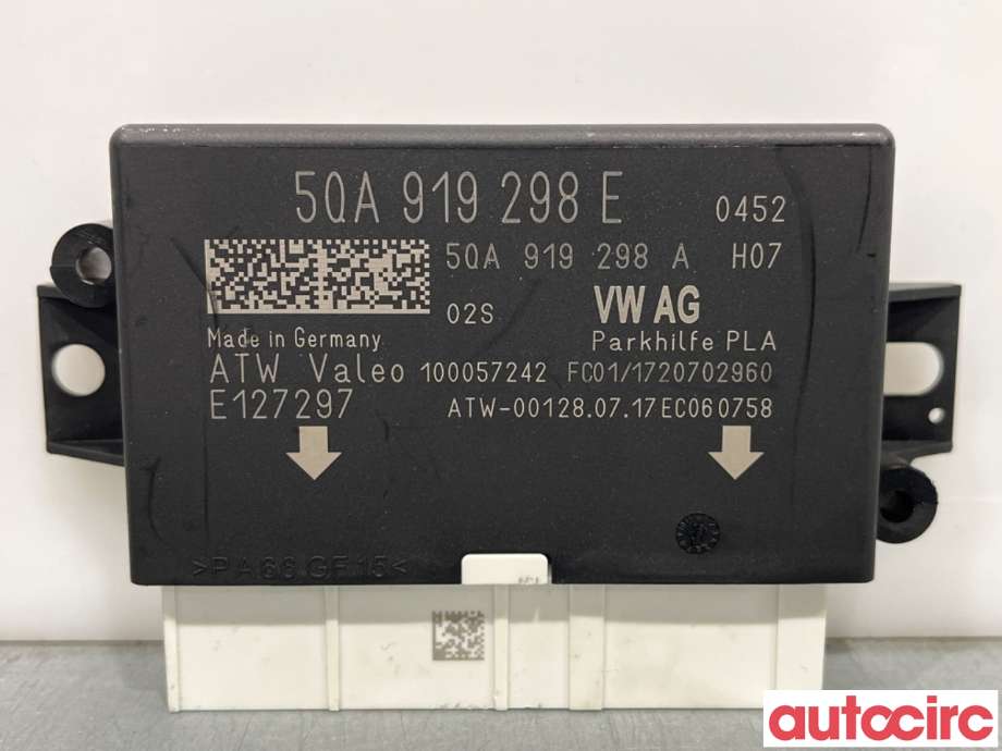 Styreenhet parkering til VW e-Golf, 2017-2020 (Fase 2) (VOLKSWAGEN|5QA919298G)