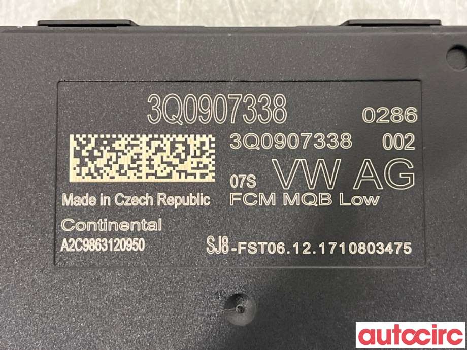 Styreenhet diverse til VW e-Golf 2017-2020 (Fase 2)  (VOLKSWAGEN|3Q0907338|)