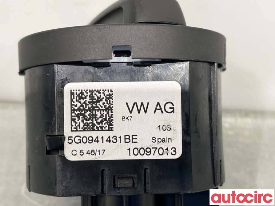 Bryter lys til VW e-Golf 2017-2020 (Fase 2)  (VOLKSWAGEN|5G0941431BE|)