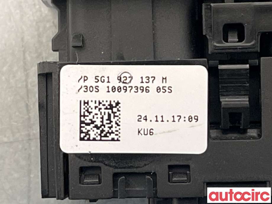 Bryter diverse til VW e-Golf 2017-2020 (Fase 2)  (VOLKSWAGEN|5G1927137M|)
