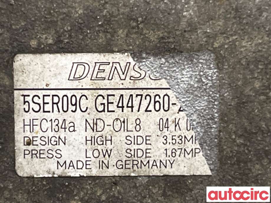 Aircondition kompressor til Toyota Auris 2007-2010 (Type I, Fase 1)  (TOYOTA|8831002390|)