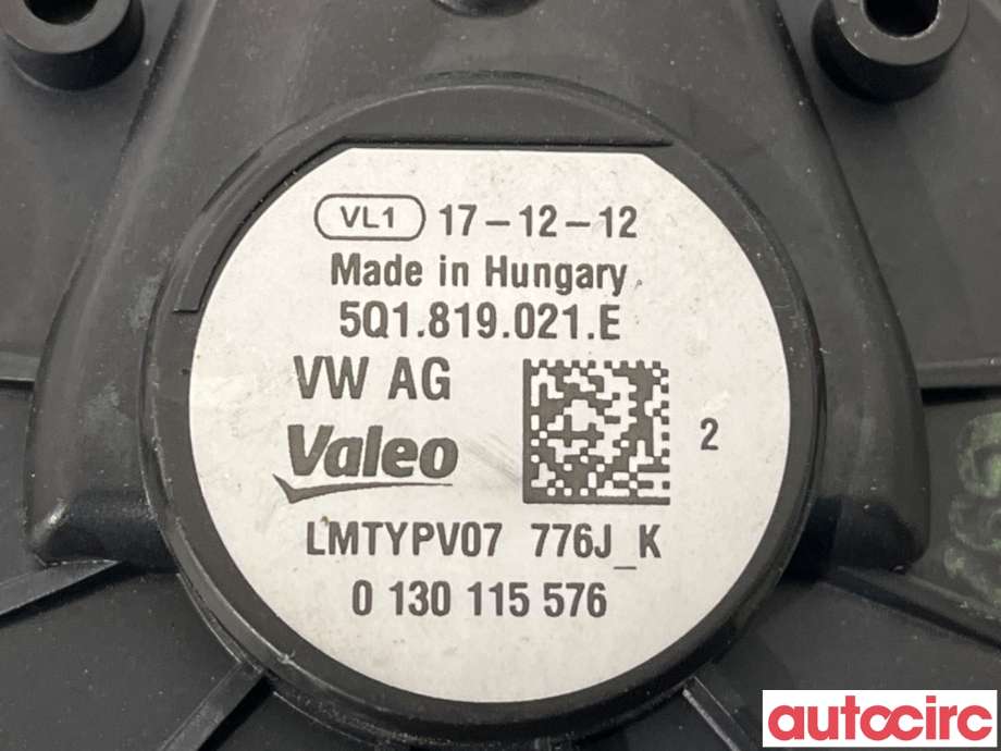 Varmeapparat motor til VW e-Golf 2017-2020 (Fase 2)  (VOLKSWAGEN|5Q1819021E||5Q1819021H)