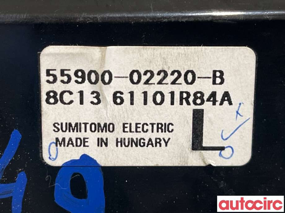 Varmeapparat betjening til Toyota Auris 2007-2010 (Type I, Fase 1)  (TOYOTA|5590002221||55900-02220)