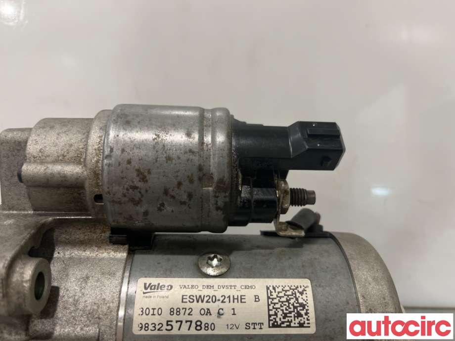 Starter diesel til Citroën C5, Aircross 2019-->>  (CITROEN|1627658880|ESW20-21HE|9832577880)