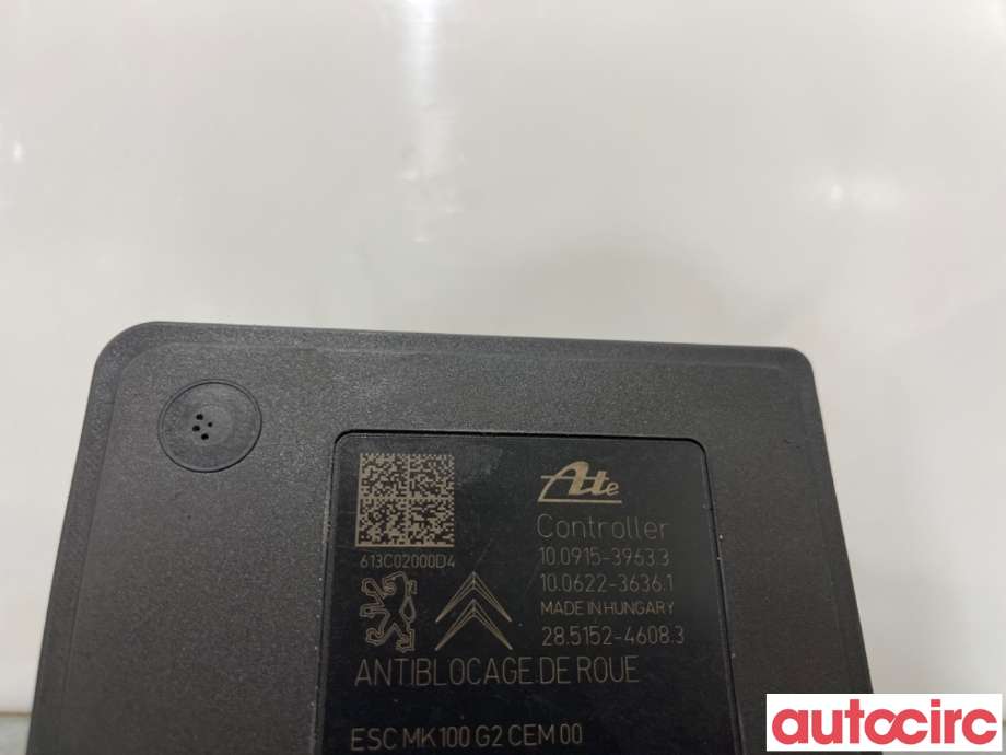 ABS sentral til Peugeot 2008 2013-2019 (Type I)  (PEUGEOT|1680934980|100915-39633|9809312580)
