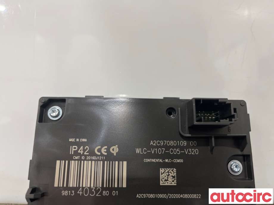 Diverse deler til Citroën C5, Aircross 2019-->>  (CITROEN|9813403280|A2C97080109)