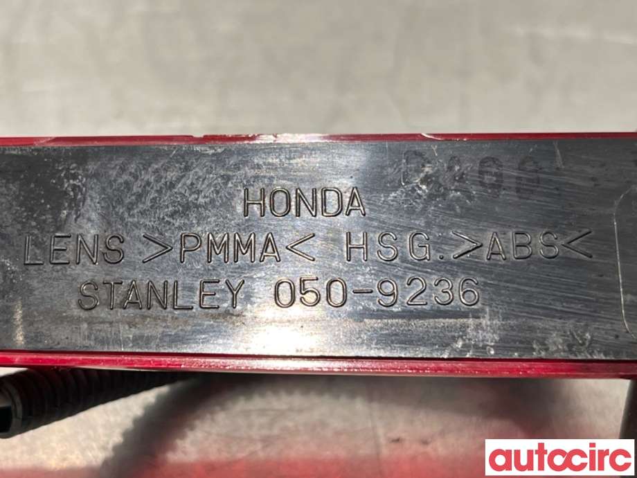 Baklykt bremselys bakrute til Honda Civic 2012-2015 (Type IX, Fase 1)  (HONDA|34270-TB9-G01|050-9236|)