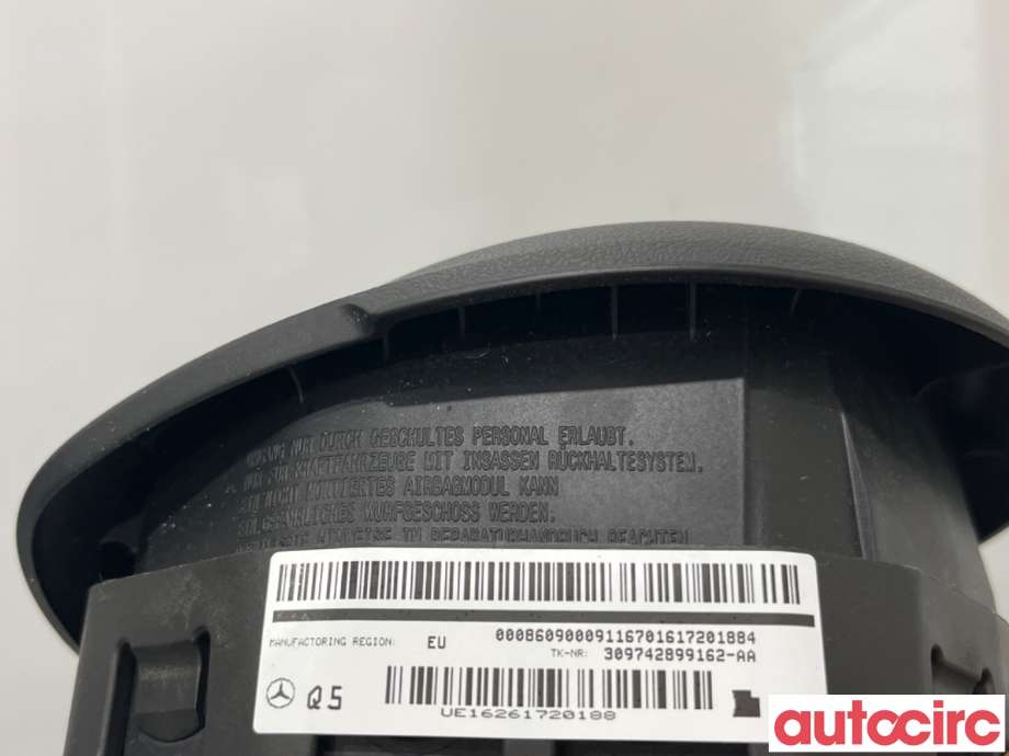Airbag rattpute til Mercedes GLC 2015-2022 (X253) (X253) (MERCEDES|A0008609000||A0008602703)