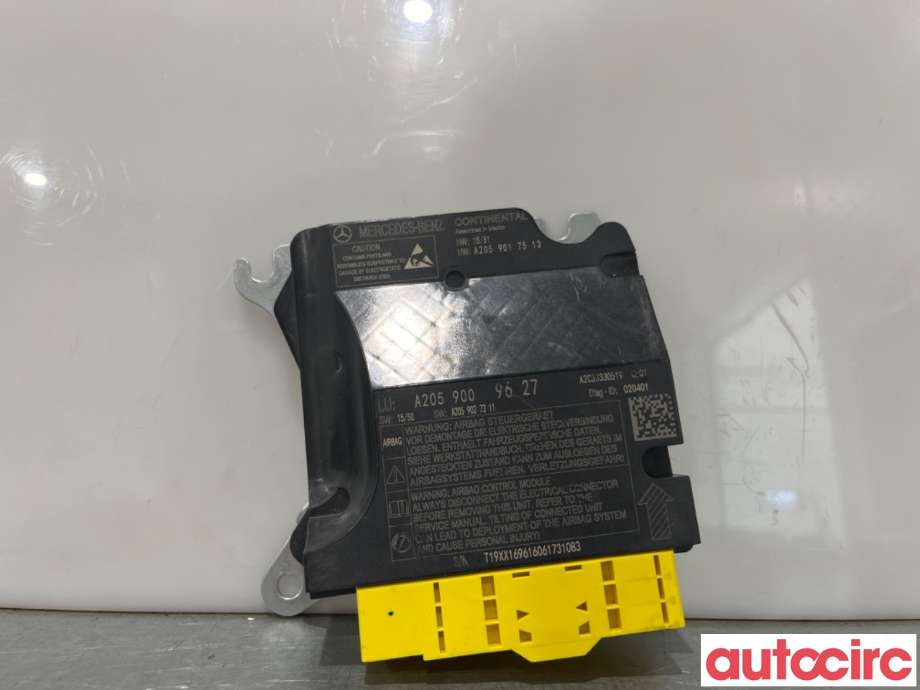 Airbag elektronikk til Mercedes GLC, 2015-2022 (X253) (X253) (MERCEDES|A2059009627)