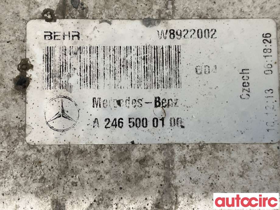 Intercooler til Mercedes A-Klasse 2012-2018 (W176) (W176) (MERCEDES|A2465000100|)