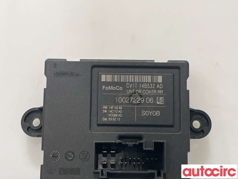 Styreenhet dør venstre foran til Ford B-Max 2012-2017  (FORD|2037679|1002722906|CV1T14B532AD)