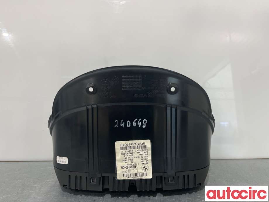 Instrumentpanel til BMW 3-Serie 2005-2011 (E90/E91/E92/E93) (E90/E91/E92/E93) (BMW|62109316127|4032150-00|9187344)
