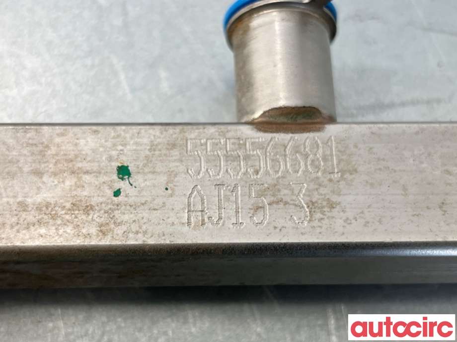 Dyseskinne (fuelrail) til Saab 9-3 2008-2011 (Type II, Fase 2)  (SAAB|55354709||55556681)