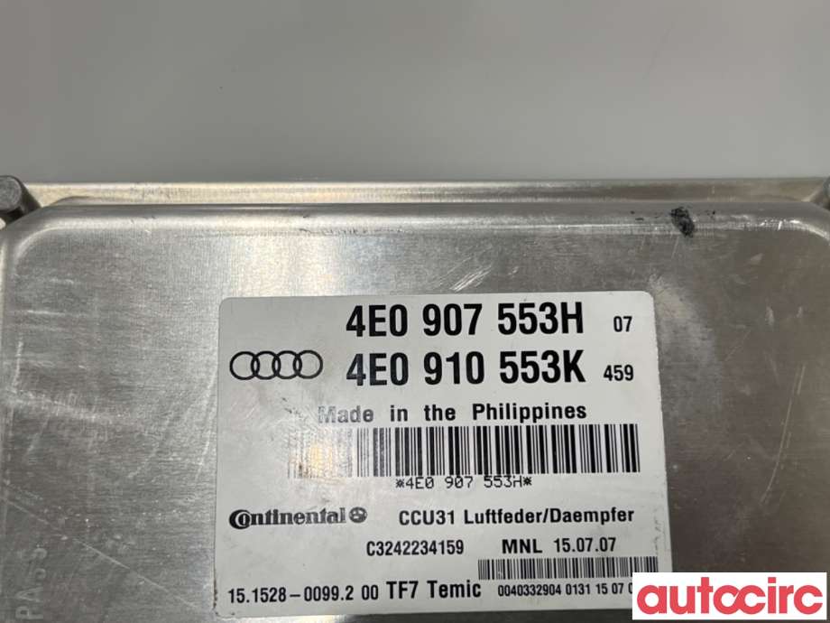 Styreenhet nivå/luftfjæring til Audi A8 2003-2010 (Type II) (AUDI|4E0910553K|151528-00992)