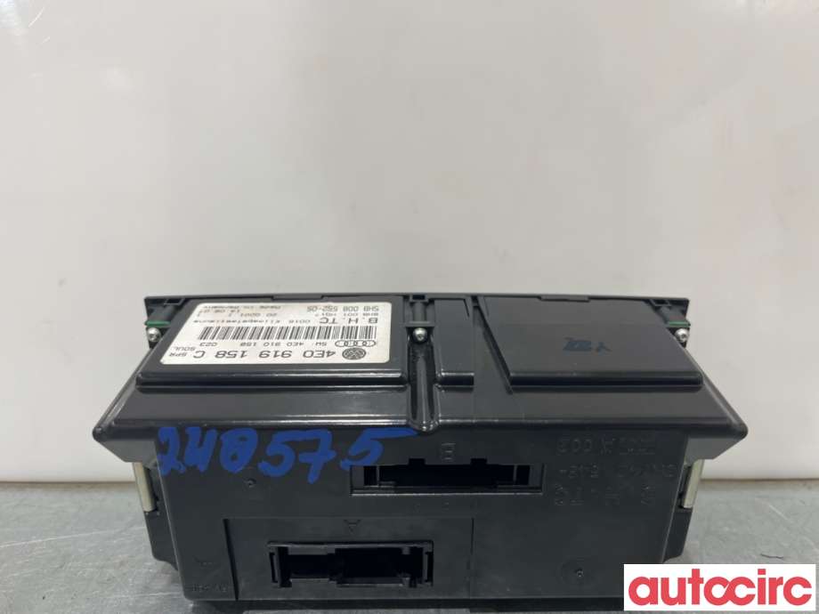 Varmeapparat betjening til Audi A8 2003-2010 (Type II) (AUDI|4E0919158C|)