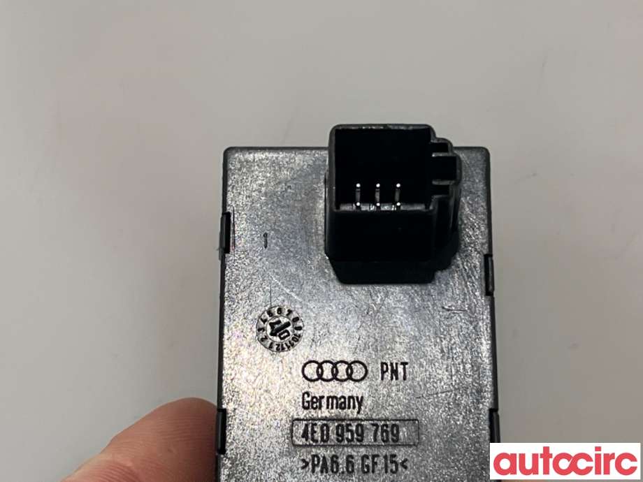 Bryterpanel førersete til Audi A8 2003-2010 (Type II)  (AUDI|4E0959769|)