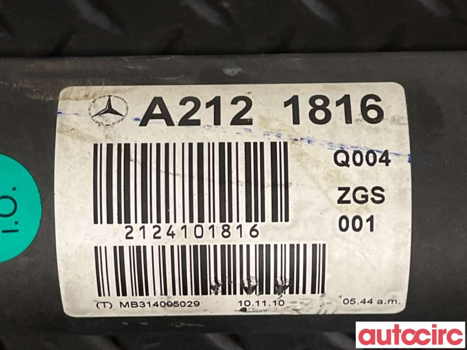Mellomaksel til Mercedes E-Klasse 2009-2013 (Fase 1) (W212) (W212) (MERCEDES|A2124101816||A2124100116)