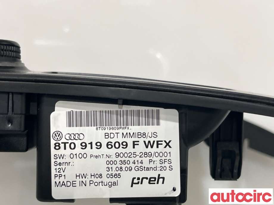 Bryter diverse til Audi A5 2007-2016 (Type I) (AUDI|8T0919609F|)