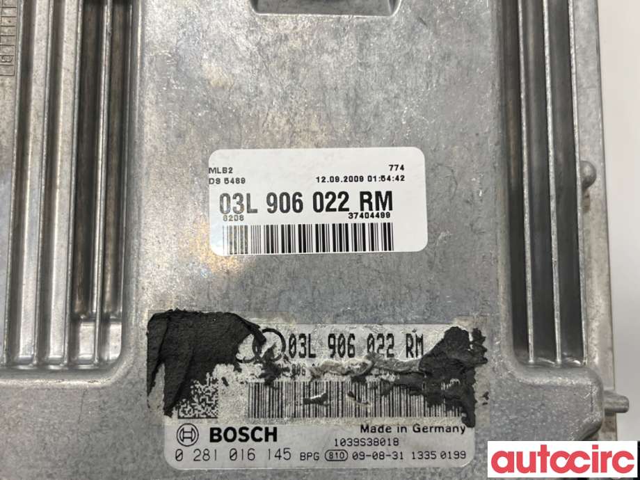 Styreenhet motor til Audi A5 2007-2016 (Type I)  (AUDI|03L906022RM|0281016145)