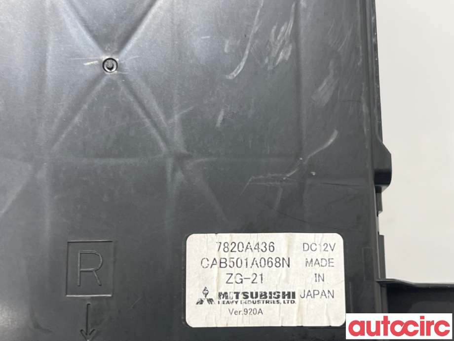 Styreenhet klima/aircondition til Mitsubishi Outlander 2010-2012 (Type II, Fase 2)  (MITSUBISHI|7820A436|)