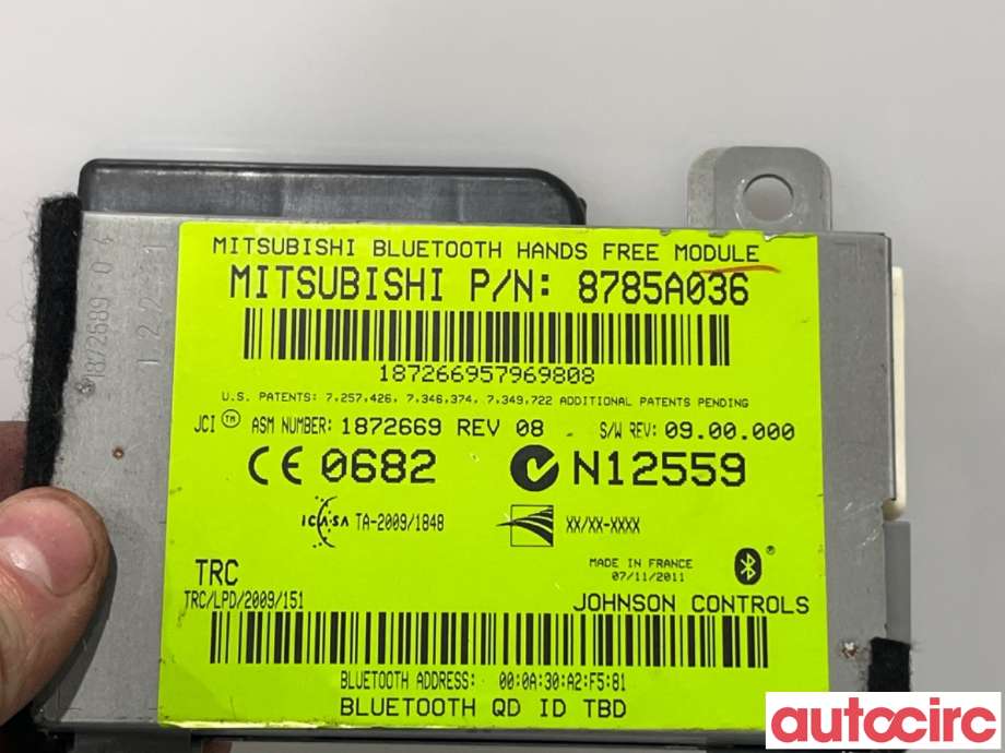 Styreenhet bluetooth til Mitsubishi Outlander 2010-2012 (Type II, Fase 2)  (MITSUBISHI|8785A036|)