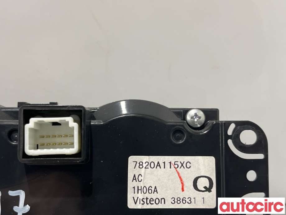 Varmeapparat betjening til Mitsubishi Outlander 2010-2012 (Type II, Fase 2) (MITSUBISHI|7820A115XC|)
