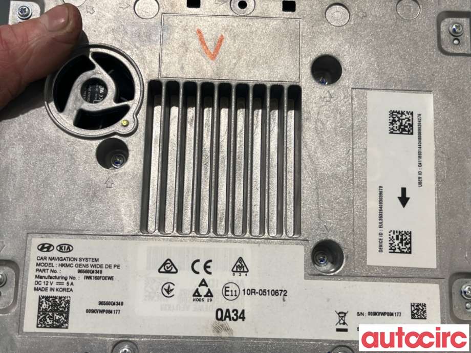 Bilstereo navigasjon til Kia Niro 2016-2021  (KIA|96560Q4340|)