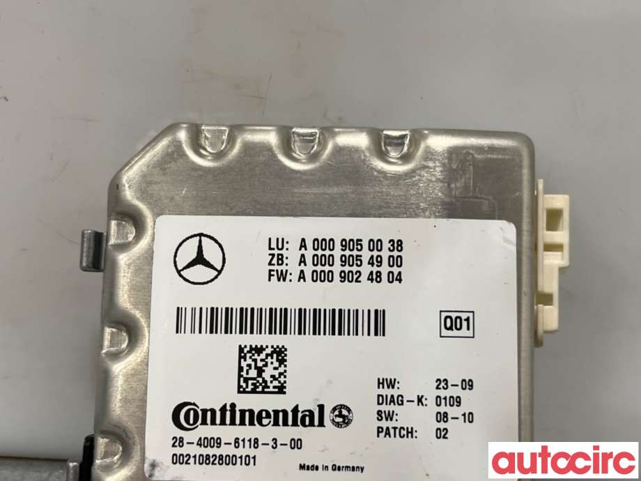 Sensor radar til Mercedes E-Klasse 2009-2013 (Fase 1) (W212) (W212) (MERCEDES|A0009057202|28-4009-6118-3-00|A0009050038)