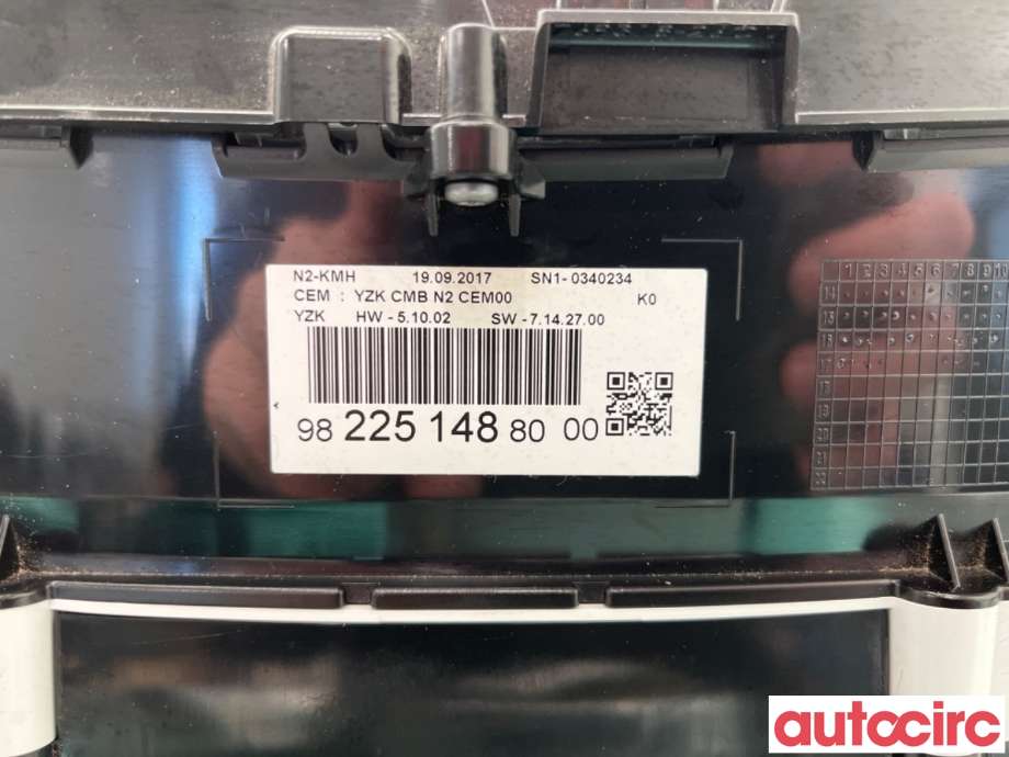 Instrumentpanel til Peugeot Expert 2016-->> (Type III)  (PEUGEOT|9837473080||9822514880)