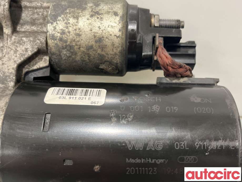 Starter diesel til Audi A6 2011-2014 (Type IV, Fase 1) (C7) (C7) (AUDI|03L911021EX|0001139019|03L911021GX)