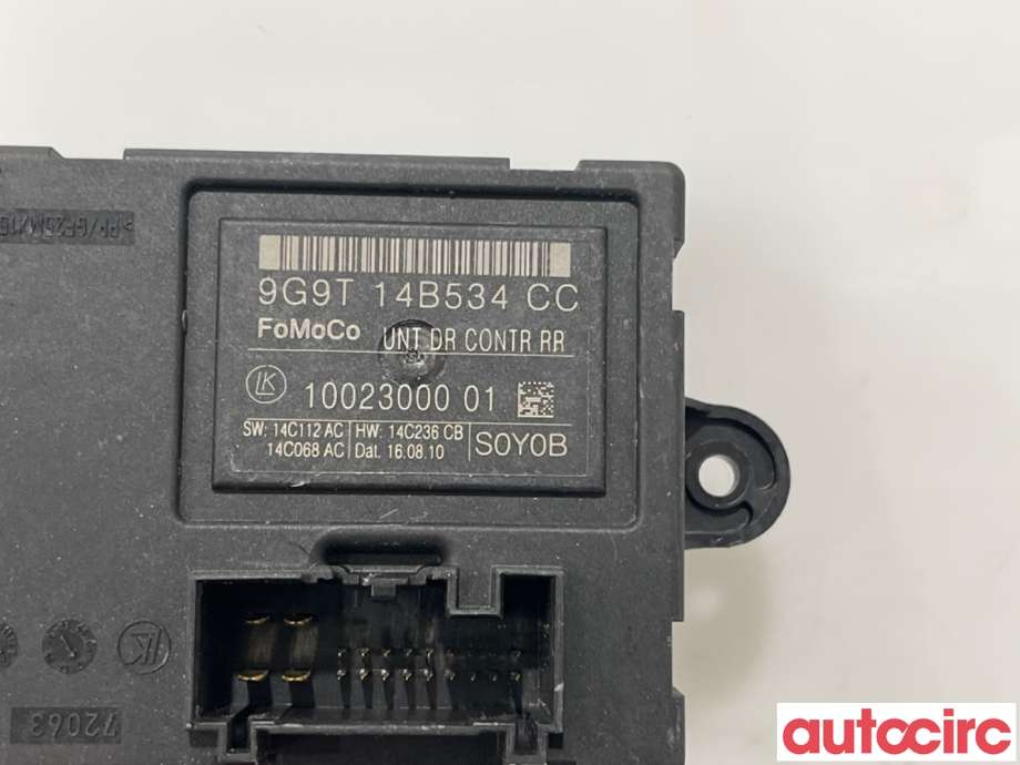 Styreenhet dør venstre foran til Volvo S80 2006-2013 (Type II, Fase 1)  (VOLVO|31318368|1002300001|9G9T14B534CC)