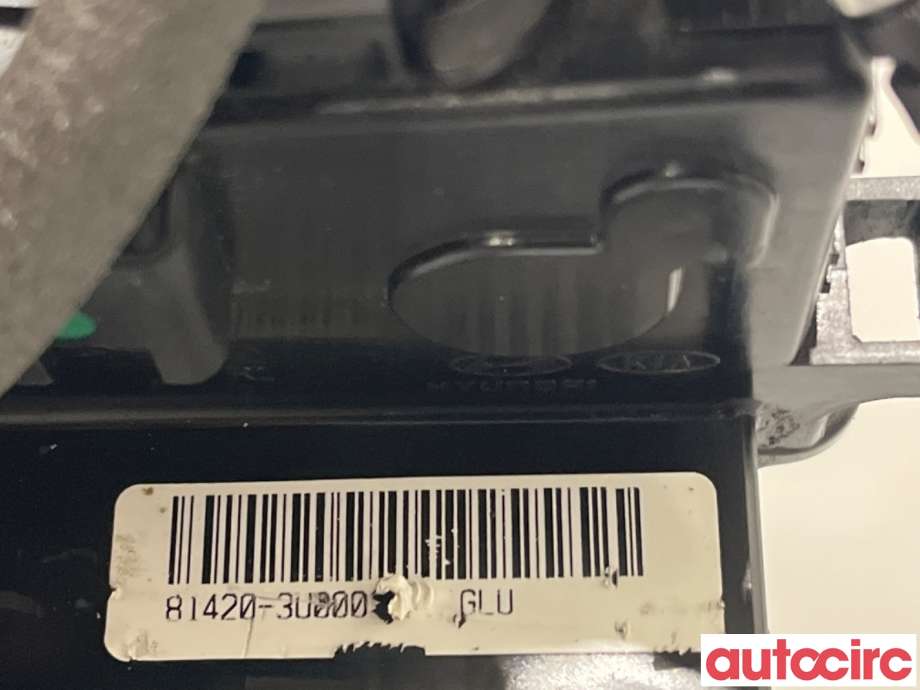 Låsekasse høyre bak til Kia Sportage 2010-2016 (Type III) (KIA|814203U000|)