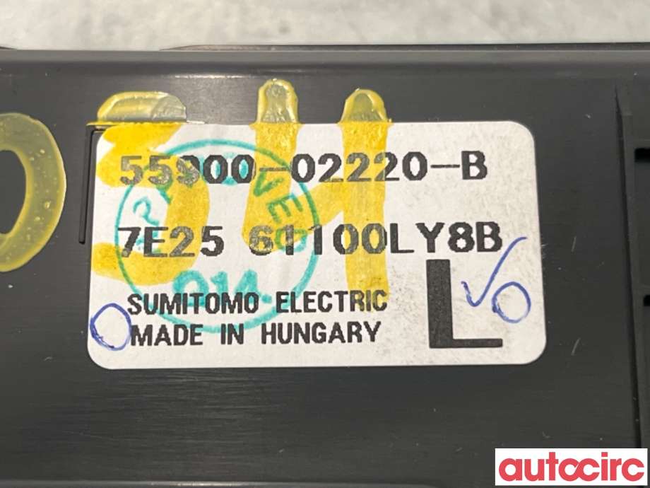 Varmeapparat betjening til Toyota Auris 2007-2010 (Type I, Fase 1)  (TOYOTA|5590002220||55900-02220)